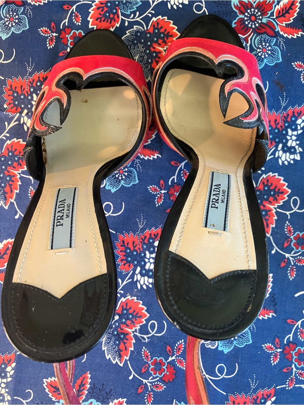 Prada Hot Pink Hot Rod Flame Heels 37 SS 2012 - Picture 5 of 15